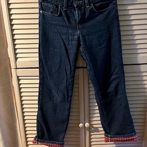 flannel lined jeans